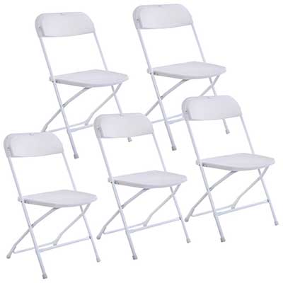 Giantex Plastic Folding Commercial Event Chairs