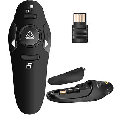 BEBONCOOL 2.4GHz USB Control Wireless Presenter Remote Pointer