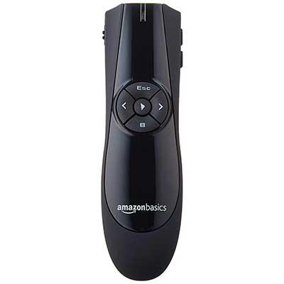 AmazonBasics Wireless Remote Pointer for Computer and Projector Presentation