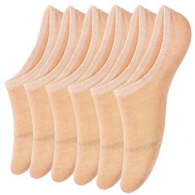 SIONCY No Show Socks for Women Thin Casual Invisible Non-Slip Flat Boat Line Socks