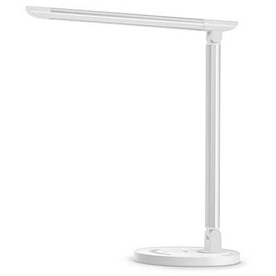 TaoTronics Eye-caring Table, Dimmable LED Desk Lamp with USB Charging Port