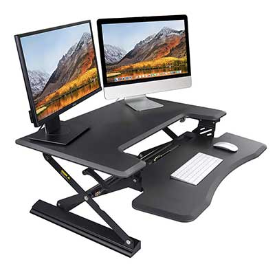 TaoTronics Adjustable Standing Desk Converter Sit Stand Desk Riser Workstation
