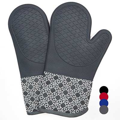EnjoyLife Inc Heat Resistant Silicone Shell Kitchen Oven Mitts