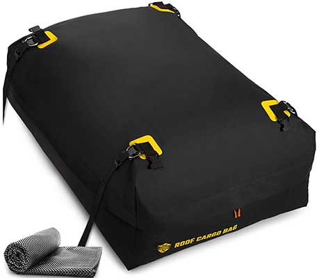 ToolGuards Car Top Carrier Roof Bag with 100% Waterproof & Coated Zippers