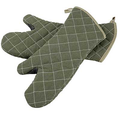 Forbake Professional 17” Extra Long Quilted Cotton Oven Gloves