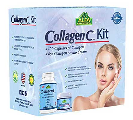 Alfa Vitamins Collagen Hydrolysate Capsules Collagen Kit 2