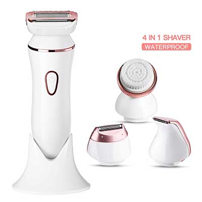 RIOFLY Cordless Electric Razor 4 IN 1 Lady Electric Shaver