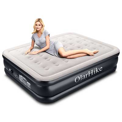 OlarHike Queen Inflatable Mattress with Built-in Pump