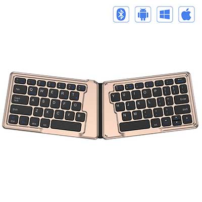 Jelly Comb Ultra Slim Ergonomic Sized Mini BT Wireless Keyboard
