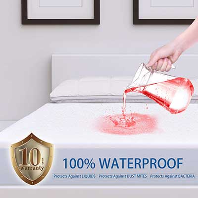 ZAMAT Premium 100% Waterproof Mattress Protector