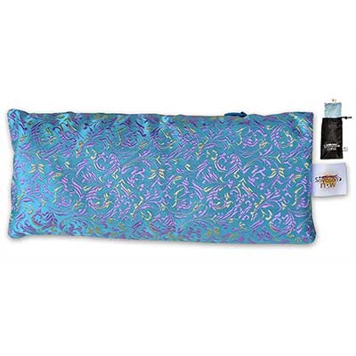 Savasana Now Flax Seed Filled Lavender Eye Pillow with Carry Bag