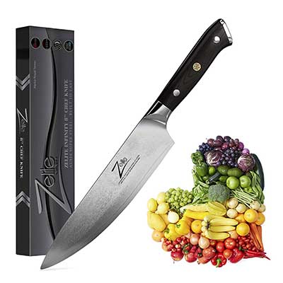 Zelite Infinity Chef Knife 8 Inch Japanese AUS-10 Knife