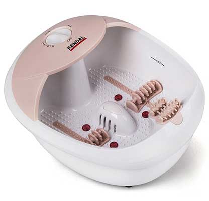 Kendal All in One Foot Spa Massager withO2, Bubbles Red Light