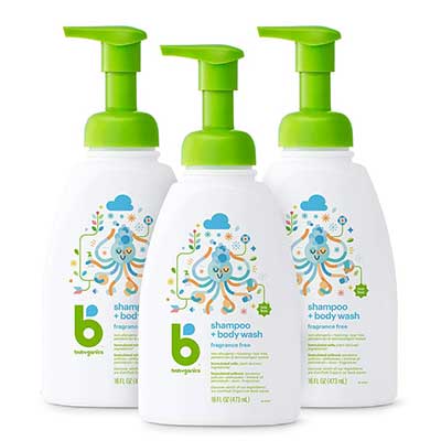 Babyganics Baby Shampoo + Body Wash Pump Bottle
