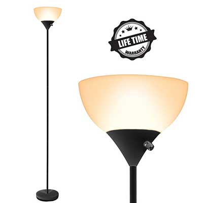 SUNLLIPE LED Floor Lamp, 70’’ Modern 9W Energy Saving Lamp
