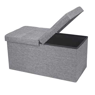 Otto & Bed Folding Toy Box Chest with Smart LIFT Top