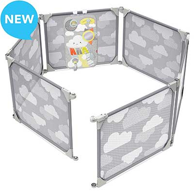 Skip Hop Baby Playpen: Expandable or Wall Mounted Play Yard