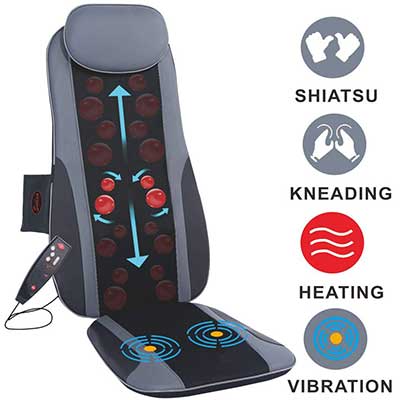 Sotion Shiatsu Back Seat Massage Cushion with Heat