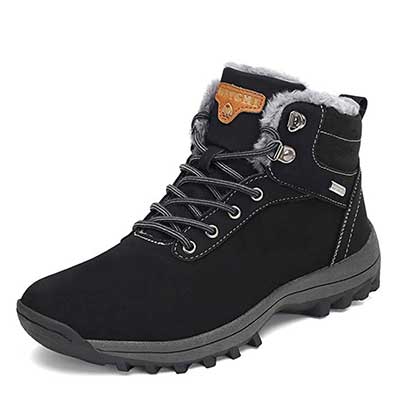 Mishansha Winter Ankle Snow Hiking Water-Resistant Boots