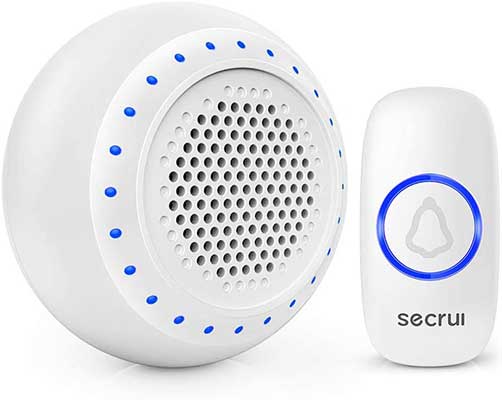 SECRUI M523+F55 Waterproof Doorbell, 5 Volume levels