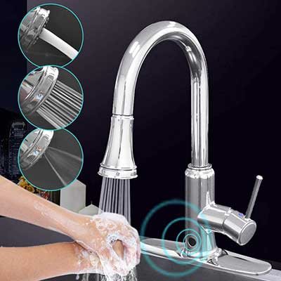 atalawa Touchless Kitchen Faucet, Kitchen Sink Faucet