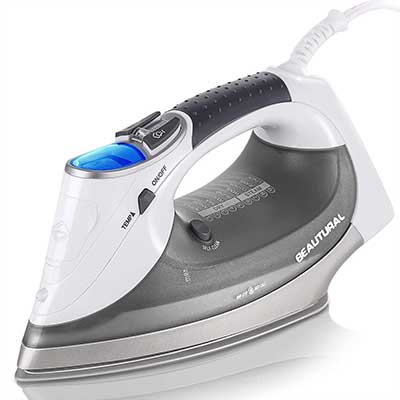 BEAUTURAL 1800W Steam Iron with Digital LCD Screen