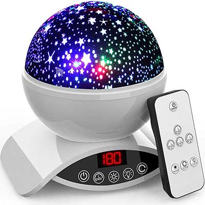 Elecbytes Chargeable Night Light Projector for Bedroom