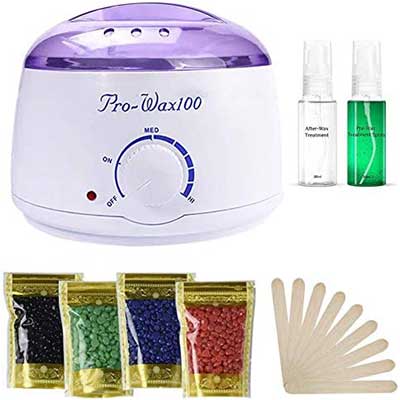 Wax Warmer, Portable Electric Hair Removal Kit
