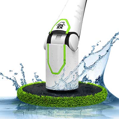 Spin Scrubber |Powerful Electric Mop, Extension Handles