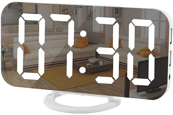 Digital Clock Large Display, LED Electric Alarm Clock