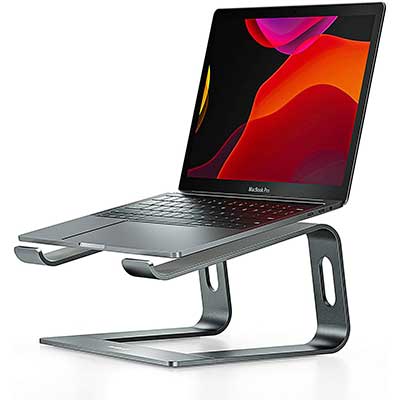 Nulaxy Laptop Stand, Ergonomic Aluminum Laptop Mount